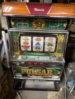 4号機 実機 山佐 キングパルサー 緑 キンパル メダル仕様 家庭用