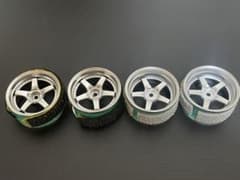RC-ARTホイールSSR Professor SP4マットシルバーオフ６と8のサムネイル