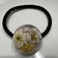 ドライフラワー レジンヘアゴム 9 - メルカリ