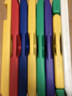 【M09456様専用】ベビーサークル(遊具付×2枚、パネル6枚)1/2のサムネイル