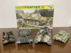 1/35  パンター　JS3  一式砲　KV1 4両セットのサムネイル