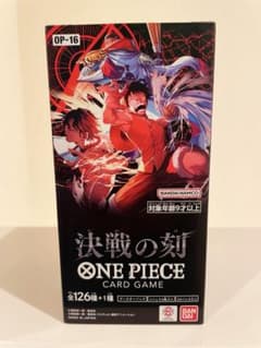 新品】ONE PIECEカード 決戦の刻 OP-16 1BOX テープカット済 - メルカリ