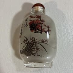手描き絵付け 鼻煙壺 ガラス製 北京 2018年 - メルカリ