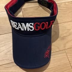 未使用　BEAMS GOLF MB3 バイザー ネイビー/レッドのサムネイル