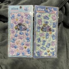 プチドロップステッカー スティッチ2種2枚セットのサムネイル