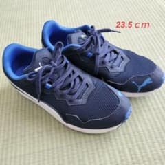 PUMA キッズスニーカー ネイビー23.5ｃｍのサムネイル