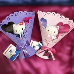 ハローキティブーケぬいぐるみ　2種セット