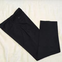 【美品】UNIQLOユニクロ 感動パンツ メンズ スラックス 85㎝ ブラック