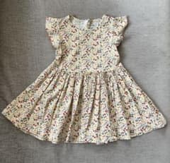 【プチバトー】PETIT BATEAU 花柄ワンピース 3ans/95cmのサムネイル