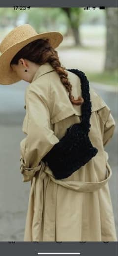 R&D.M.Co- FRILL BODY BAG フリルボディバック ブラック R&D.M.Co- FRILL BODY BAG フリルボディバック ブラック