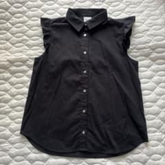 Té chichi TERRASSE ノースリーブ ブラウス 黒のサムネイル
