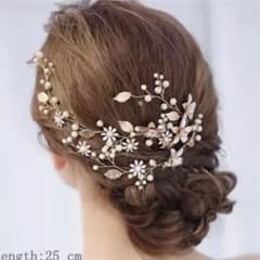 ブライダル ウェディング ヘアアクセサリー ヘッドドレスのサムネイル