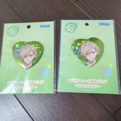 18TRIP　ハート型缶バッジ 〜R1ze＆Day2〜　久楽間潮　エイトリ