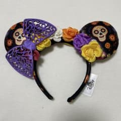Disney Parks カチューシャ スカル 花柄　リメンバーミーのサムネイル