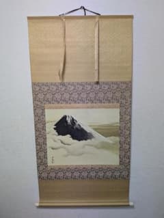 横山大観 不二霊峰 掛け軸 工芸品 掛軸 共箱あり 木箱あり - メルカリ