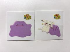 ぽこあポケモン ポケモンパン シール 2枚セット メタモン 白ピカチュウのサムネイル