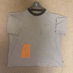 SHELTECH ボーダー ポケットTシャツ XLのサムネイル