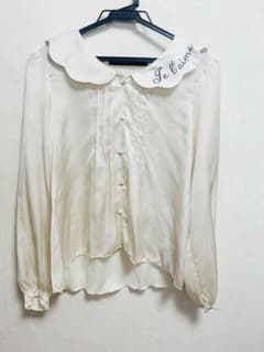フィント Fi.n.t スカラップカラー シフォン ブラウスのサムネイル