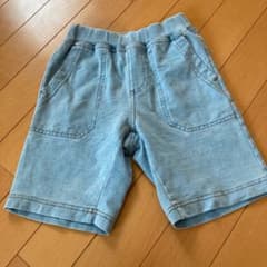 GU デニムハーフパンツ110cmのサムネイル