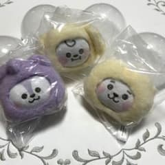 BT21 봉제인형 클립 3개 세트