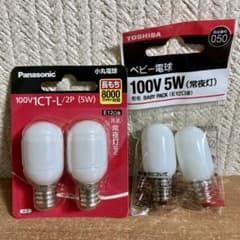 【新品未開封】Panasonic  小丸電球 TOSHIBA ベビー電球のサムネイル