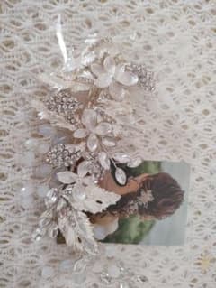 ブライダル ヘアアクセサリー 花モチーフのサムネイル