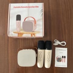 カラオケマイク Bluetoothマイク２本 ワイヤレスマイクのサムネイル