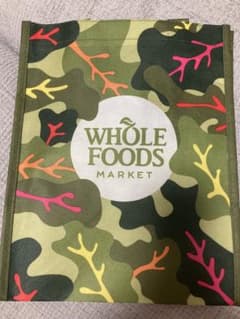 Whole Foods 迷彩柄エコバッグ 中型のサムネイル