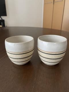 丸尾焼 みつばちカップ 2個 未使用 自宅保管品のサムネイル