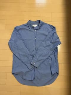 B:MING by BEAMS ワイドフィット 長袖シャツ ブルー Lのサムネイル