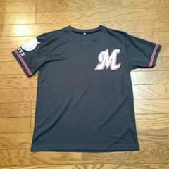 千葉ロッテマリーンズ☆黒メッシュTシャツ☆タオルのサムネイル