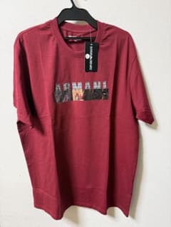 Emporio Armani バーガンディ Tシャツ XXL - メルカリ
