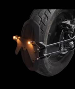 レブル250・500リアフェンダーナンバーステー付きナンバー灯と