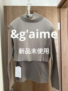 &g'aime ハイネックニット ビスチェ付き 新品未使用のサムネイル