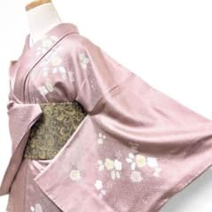 未着用 訪問着 身丈 裄 絞り 雪輪 花模様 梅花 着物 052b - メルカリ