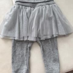 babyGap チュールスカート付きレギンス グレー 70cmのサムネイル