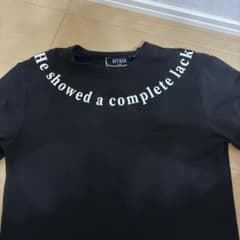 RTEG 半袖Tシャツ ブラック ロゴデザインのサムネイル