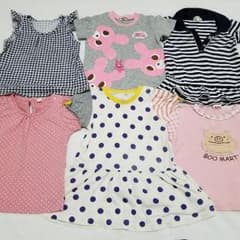 値下げ中【送料込】90女の子まとめ　ミキハウスありのサムネイル