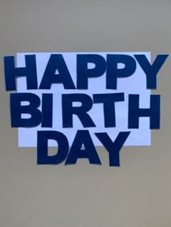 幼稚園　保育園　誕生表　happy birthdayのサムネイル