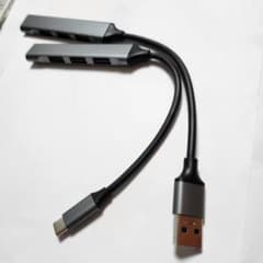 薄型Type-Cハブと薄型USB3.0ハブ（USB4ポート）のサムネイル