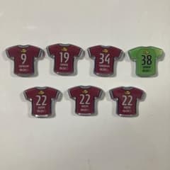 2022鹿島アントラーズユニフォームマグネット バラ売りOKのサムネイル