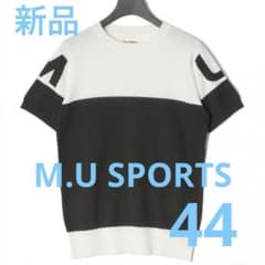 新品￥12980 ウエサコゴルフ 半袖ニット44 マンシングウェア