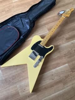 Indy Customフライキャスターtv⭐︎テレキャスフライングvエレキギター