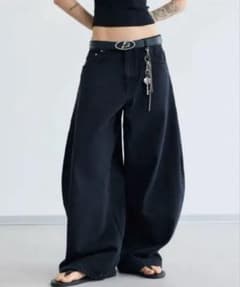 【新品未使用】Peoplesense A-line Wide-leg Jeansのサムネイル
