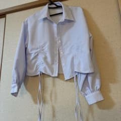 COLZA ストライプ柄 長袖シャツ