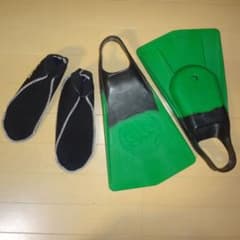 大特価‼️ボディボード用フィンと専用ソックス 男性 26.5cmのサムネイル