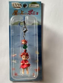 崖の上のポニョ ぶらりんHolder 天然石 緑めのう ストラップ ⭐︎希少品⭐︎のサムネイル