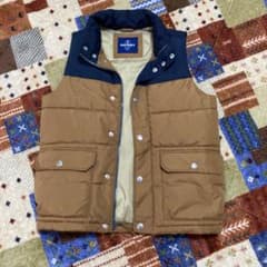 OLD NAVY 中綿ベスト ブラウン/ネイビーのサムネイル