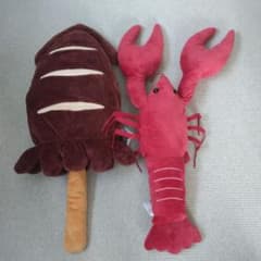イカ焼き・巨大アメリカザリガニ BIGぬいぐるみセット