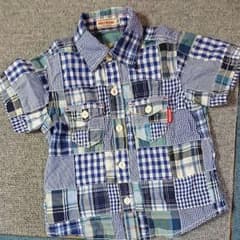 ミキハウス 半袖シャツ チェックシャツのサムネイル